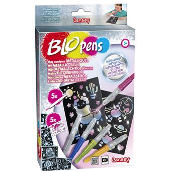 Jeu créatif Lansay Blopens Mes couleurs métalliques