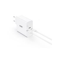 Chargeur secteur USB Type C 65 Watts Urban Factory Powee Blanc laqué