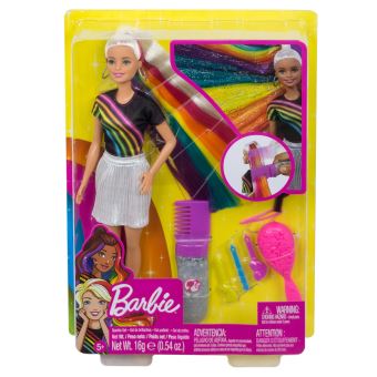 Barbie Dreamtopia poupée sirène Arc-en-ciel blonde Couleurs et Lumières  à les Prix d'Occasion ou Neuf