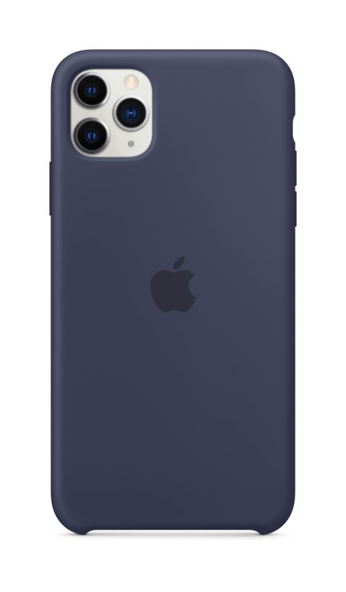Coque en Silicone pour iPhone 11 Pro Max Bleu Nuit