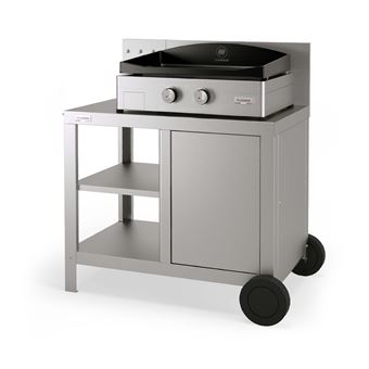 Plancha à gaz Le Marquier Signature Allure 260 Inox + 5400 W Gris