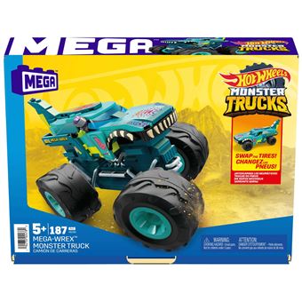 Jeu de construction Mega Bloks Hot Wheels Wrex Monster Truck