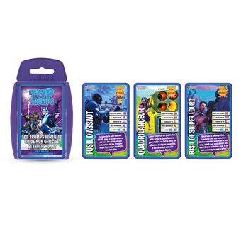 Jeu de cartes Top Trumps Fortnite Guide non officiel et indépendant