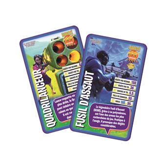 Jeu de cartes Top Trumps Fortnite Guide non officiel et indépendant