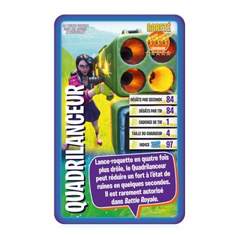 Jeu de cartes Top Trumps Fortnite Guide non officiel et indépendant