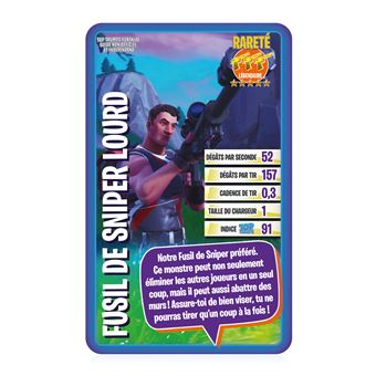 Jeu de cartes Top Trumps Fortnite Guide non officiel et indépendant