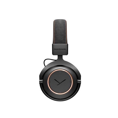Casque arceau circum-aural fermé sans fil Bluetooth Beyerdynamic Amiron Noir et Cuivre