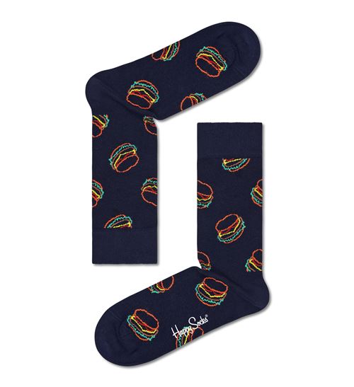 Happy Socks Lunch Time hoge sokken en kniekousen maat 36-40