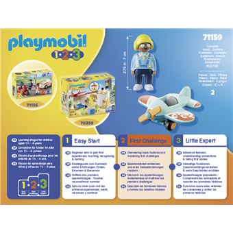 Playmobil 1.2.3 71159 Avion