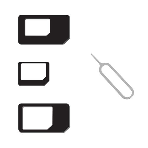 Adaptateur pour carte SIM Wefix Noir