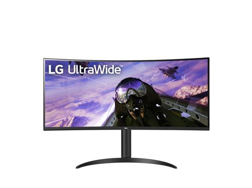 LG 34WP65C-B - LED-monitor - gebogen - 34 - 3440 x 1440 UWQHD @ 160 Hz - VA - 300 cd/m² - 3000:1 - HDR10 - 1 ms - 2xHDMI, DisplayPort - luidsprekers - zwart