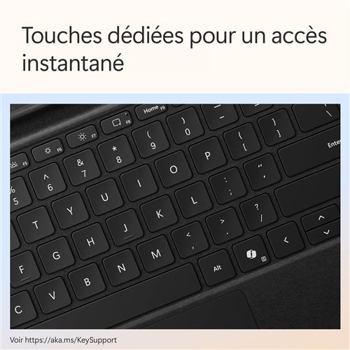 PC Hybride PC 2 En 1 Microsoft Surface Pro 11ème édition 13 Copilot Snapdragon X Plus 16 Go Ram 256 Go Ram Tactile Platine 0196388419326
