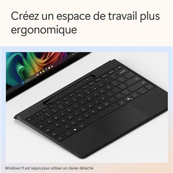 Clavier Surface Pro Flex 13 pouces avec stylet Slim Pen - Housse