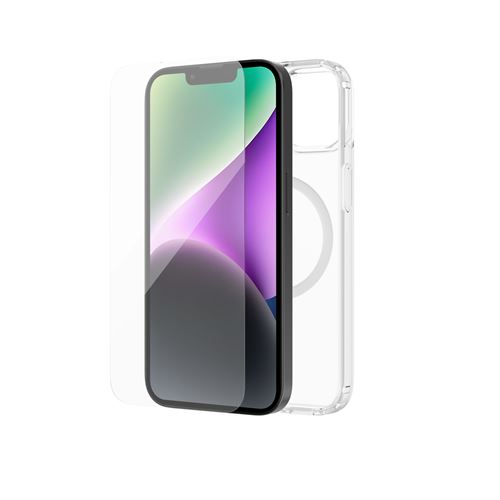 Pack Coque et verre trempé WeFix pour iPhone 14