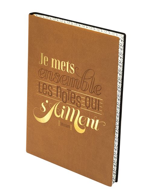 LEITMOTIV CARNET SOUPLE A5 Mozart - Notes
