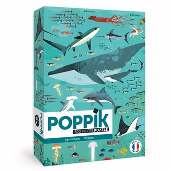 Puzzle 500 pièces Poppik Les Océans