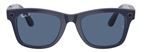 Lunettes de soleil Ray-Ban Stories Wayfarer Large Bleu polarisé