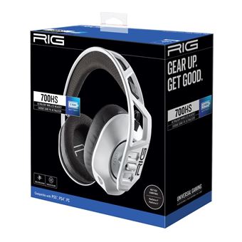 Casque gaming sans fil ultra-léger pour PS4/PS5 Nacon RIG 700HS Blanc