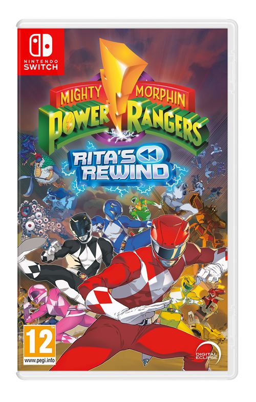Pochette avant du jeu Mighty Morphin Power Rangers Rita's Rewind Nintendo Switch