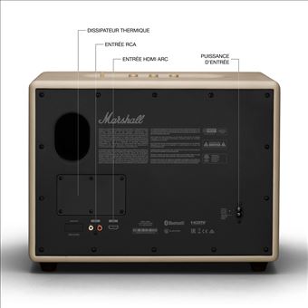 Enceinte sans fil Bluetooth Marshall Woburn III Crème