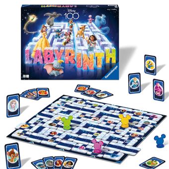 Jeu classique Ravensburger Labyrinthe Disney 100ème anniversaire