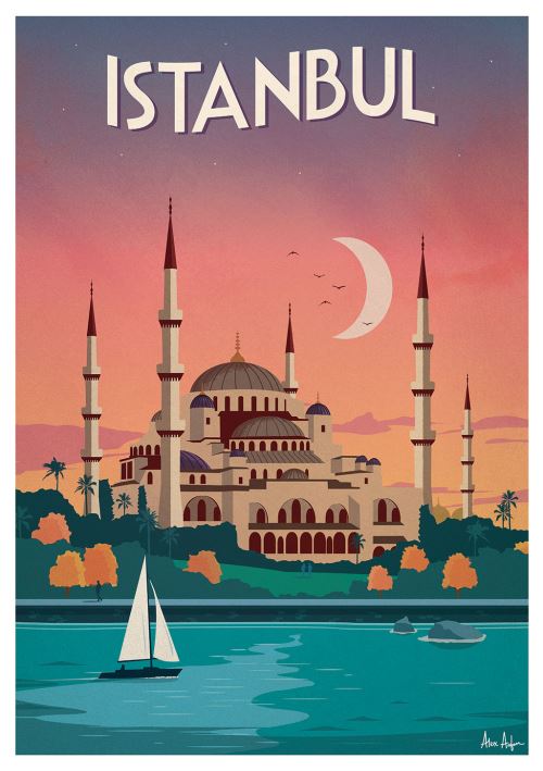 Affiche Sergeant Paper Istanbul 50x70 cm Edition limitée signée