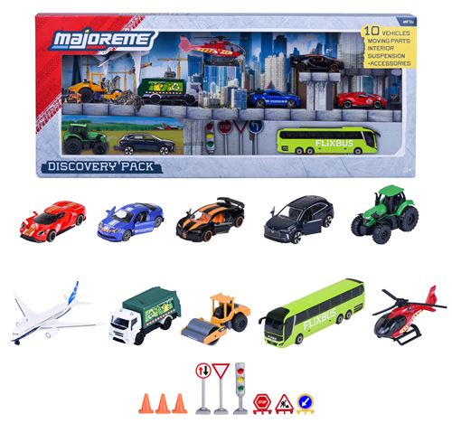Coffret 10 véhicules Majorette Set Découverte