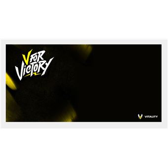 Tapis de souris gaming Officiel Team Vitality V For Victory XXL