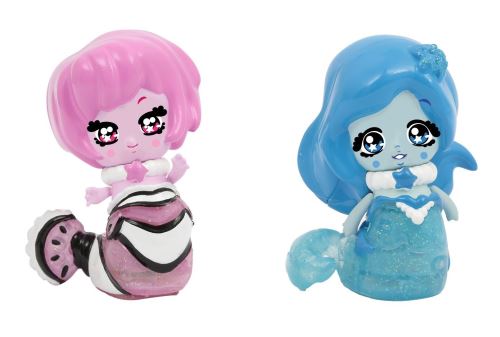 Pack de 2 figurines Glimmies Aquaria Lagoonia et Abyssia 6 cm