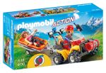 Playmobil Action 9130 Secouriste des montagnes avec quad