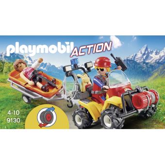 PLAYMOBIL 4227: Zaino Giallo E Grigio Per Adulto – Set Soccorso Montagna, Usato Ma Completo! - Foto 4