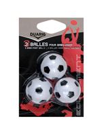 Set de 3 balles de Babyfoot Duarig Ballon