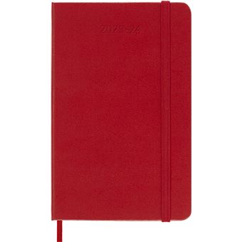 Agenda civil semainier Moleskine Format de poche Rouge