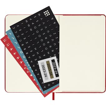 Agenda civil semainier Moleskine Format de poche Rouge