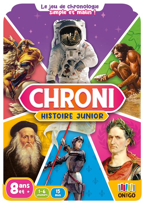 Jeu d'enquête On the go editions Chroni Histoire Junior