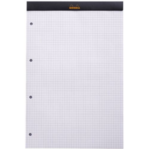 Bloc notes papier A4 Clairefontaine 80 Feuilletes 21 x 31,8 cm Orange et Noir