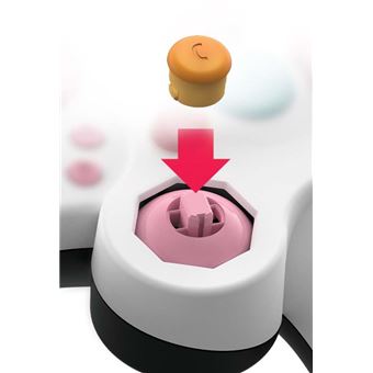 Manette Nintendo Switch filaire PDP Smash Pad Pro Peach Edition