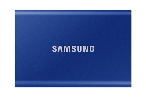 Disque SSD Externe Samsung Portable T7 MU-PC1T0H/WW 1 To USB 3.2 Bleu indigo
