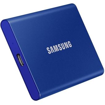 Samsung Draagbare T7 Externe 1Tb USB 3.2 Blauw Indigo - Fnac.be - SSD