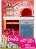 Playset Barbie Mobilier four à pizza