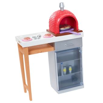 Playset Barbie Mobilier four à pizza