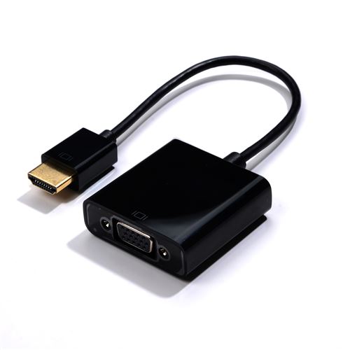 TEMIUM C&acirc;bles vid&eacute;o  ADAPTATEUR HDMI VERS VGA 0,2M