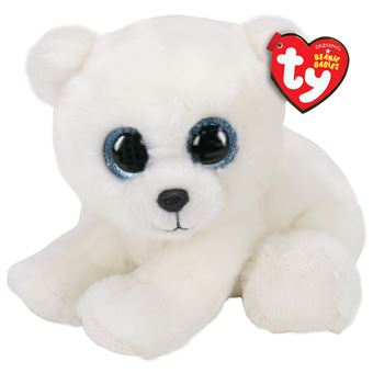 Peluche Ty Beanie Boo's Ari l'Ours polaire 15 cm
