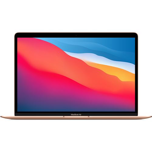 Apple MacBook Air 13'' 256 Go SSD 8 Go RAM Puce M1 CPU 8 cœurs GPU 7 cœurs Or 2020 Reconditionné