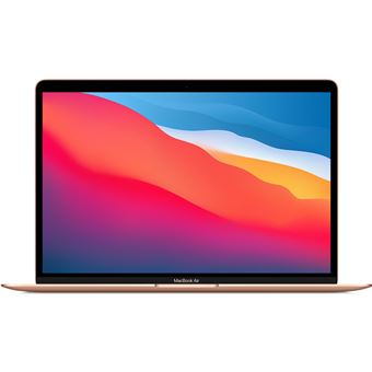 Apple MacBook Air 13'' 256 Go SSD 8 Go RAM Puce M1 CPU 8 cœurs GPU 7 cœurs Or 2020 Reconditionné - 1