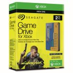 Seagate Game Drive for Xbox STEA2000428 - Cyberpunk 2077 Special Edition - disque dur - 2 To - externe (portable) - USB 3.0 - jaune & bleu - pour Xbox One, Xbox One S, Xbox One X