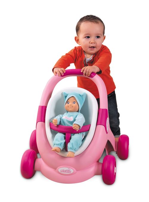 Minikiss Baby Walker 3 en 1 Smoby Poussette de poupee Achat prix fnac