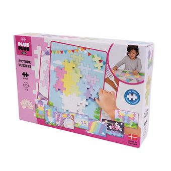 Jeu de construction Plus Plus Puzzle 2D Big Pastel 60 pièces