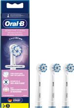 Pack de 3 brossettes Oral B Sensitive Clean Blanc