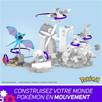 Mega Construx - Pokemon - Tiplouf Et Farfuret A La Neige - Construction - 6  Ans Et +